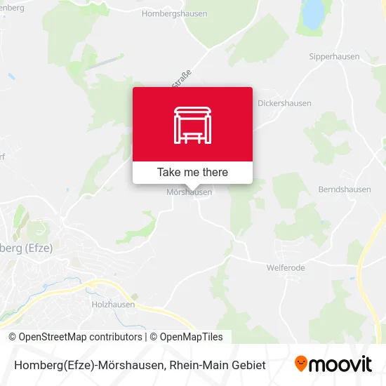 Карта Homberg(Efze)-Mörshausen
