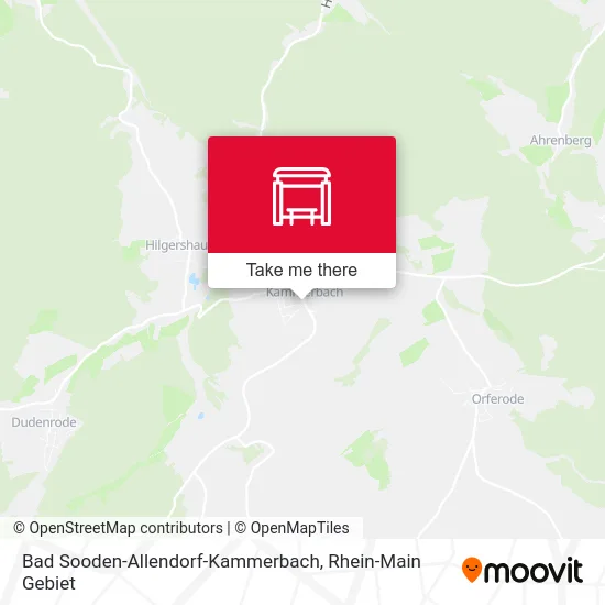 Карта Bad Sooden-Allendorf-Kammerbach
