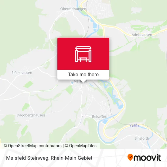 Карта Malsfeld Steinweg