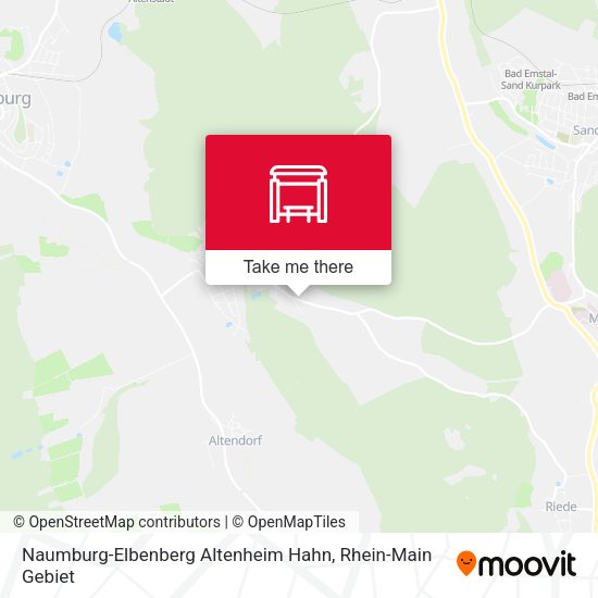 Карта Naumburg-Elbenberg Altenheim Hahn