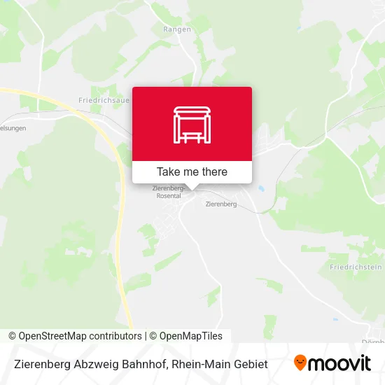 Карта Zierenberg Abzweig Bahnhof