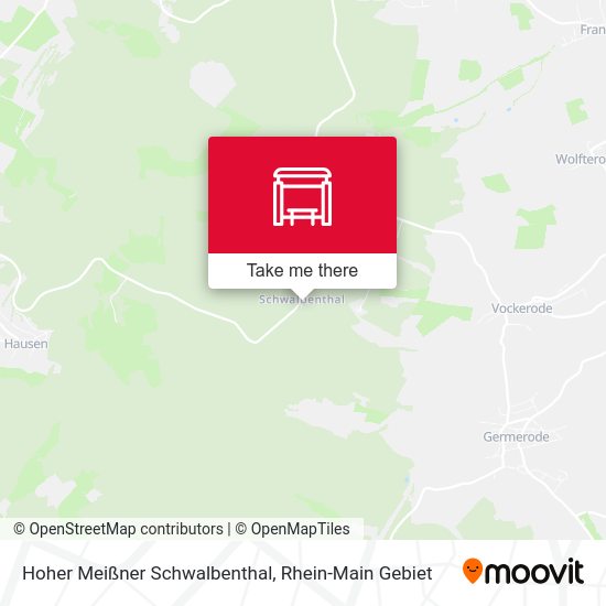 Карта Hoher Meißner Schwalbenthal
