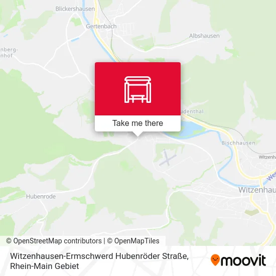 Карта Witzenhausen-Ermschwerd Hubenröder Straße