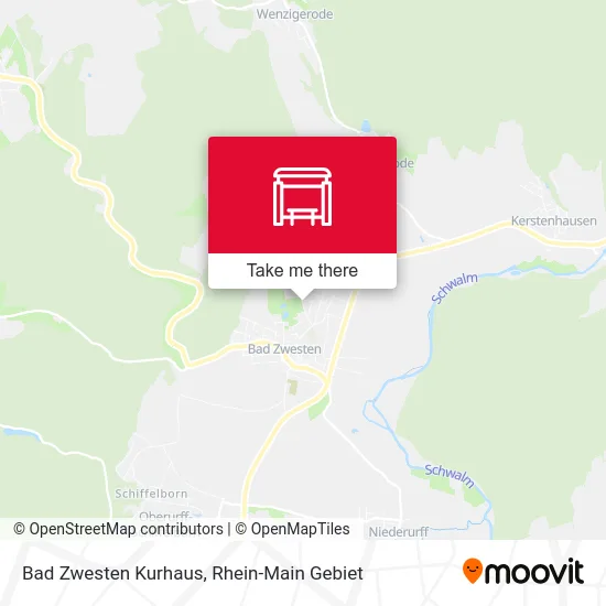 Карта Bad Zwesten Kurhaus