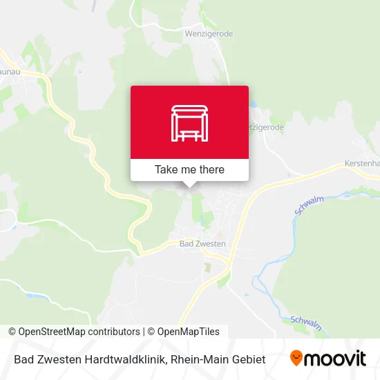 Карта Bad Zwesten Hardtwaldklinik