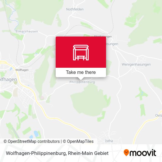 Карта Wolfhagen-Philippinenburg