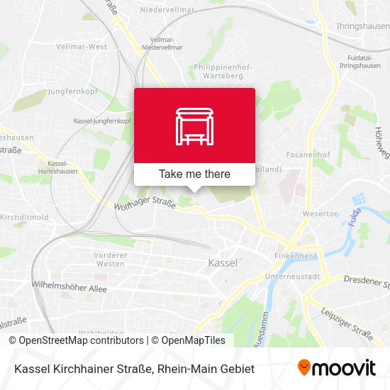Карта Kassel Kirchhainer Straße