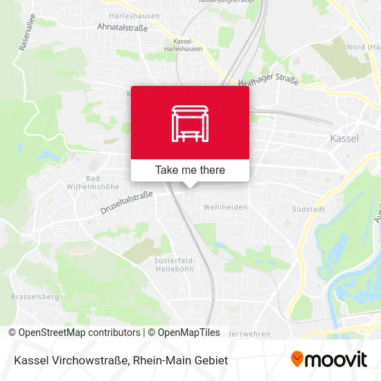 Карта Kassel Virchowstraße