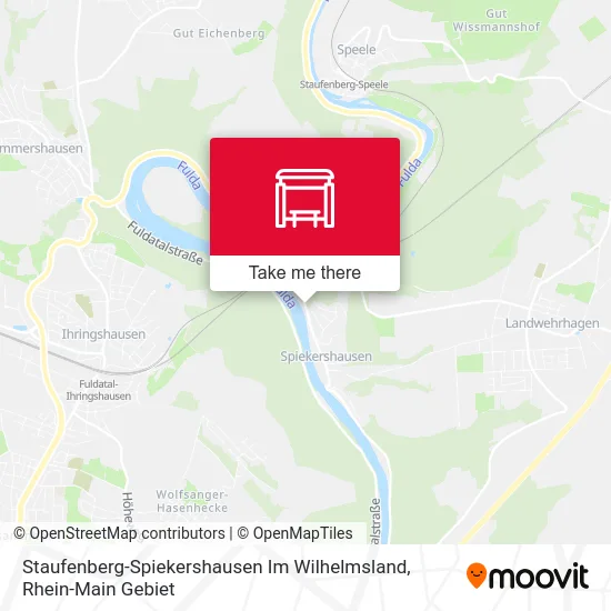 Карта Staufenberg-Spiekershausen Im Wilhelmsland