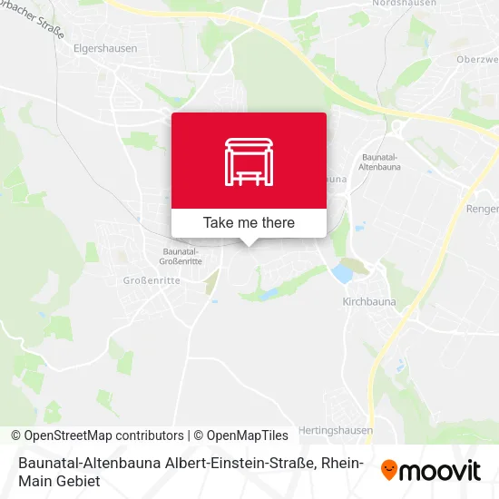 Карта Baunatal-Altenbauna Albert-Einstein-Straße