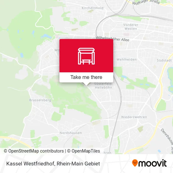 Карта Kassel Westfriedhof