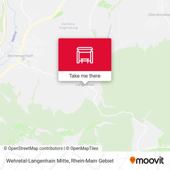 Карта Wehretal-Langenhain Mitte