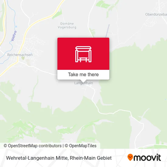 Карта Wehretal-Langenhain Mitte