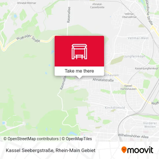 Карта Kassel Seebergstraße