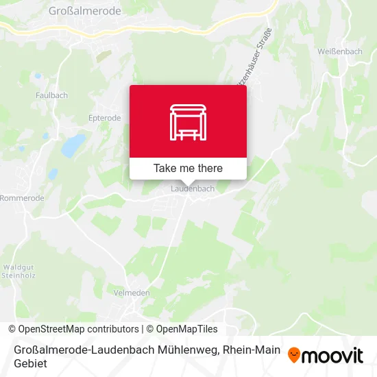 Карта Großalmerode-Laudenbach Mühlenweg