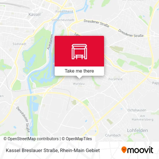 Карта Kassel Breslauer Straße