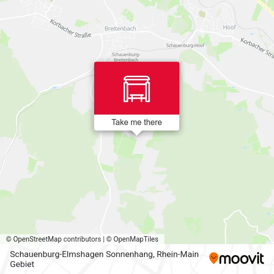 Карта Schauenburg-Elmshagen Sonnenhang