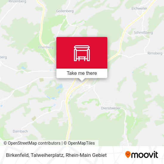 Карта Birkenfeld, Talweiherplatz