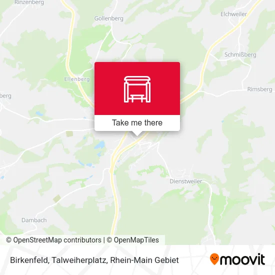 Карта Birkenfeld, Talweiherplatz