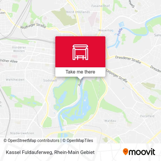 Карта Kassel Fuldauferweg