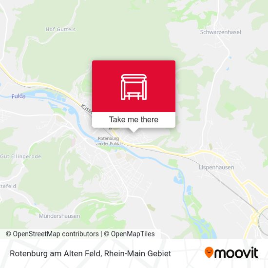 Карта Rotenburg am Alten Feld