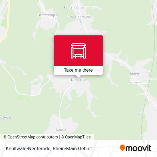Карта Knüllwald-Nenterode