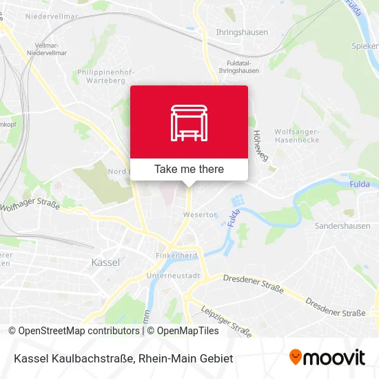 Карта Kassel Kaulbachstraße