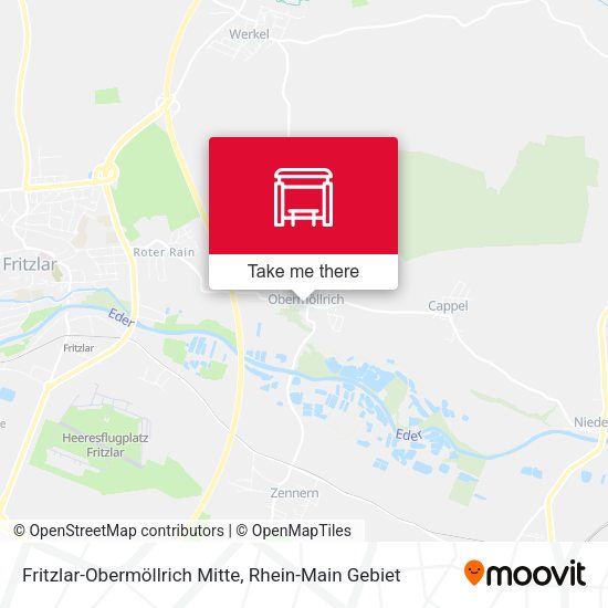 Карта Fritzlar-Obermöllrich Mitte