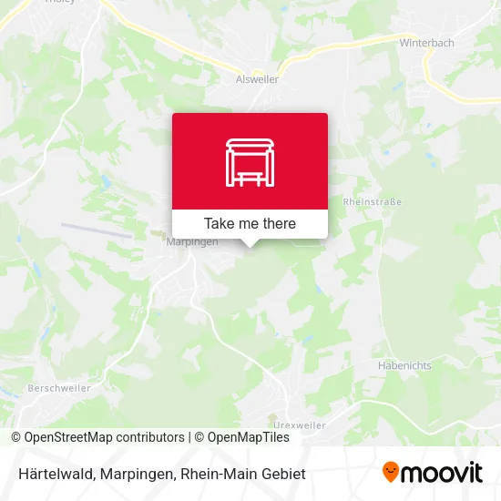 Карта Härtelwald, Marpingen