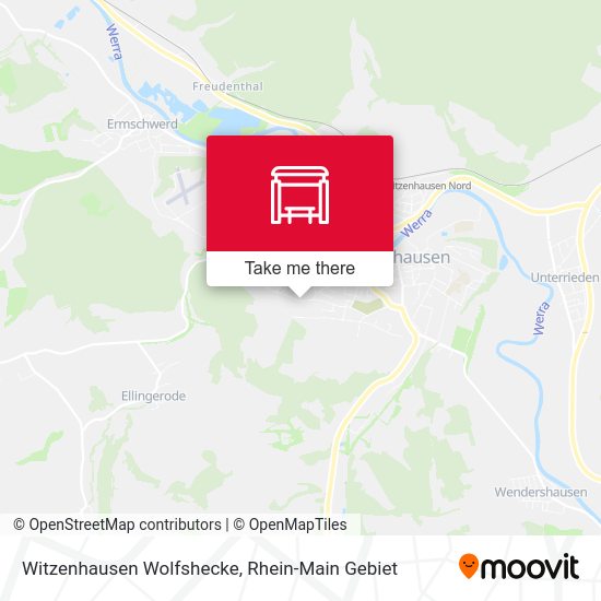 Карта Witzenhausen Wolfshecke