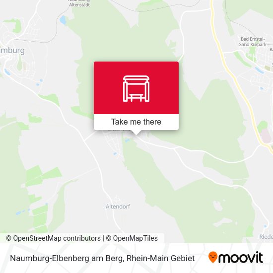 Карта Naumburg-Elbenberg am Berg