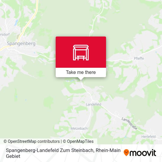 Карта Spangenberg-Landefeld Zum Steinbach
