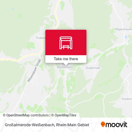 Карта Großalmerode-Weißenbach