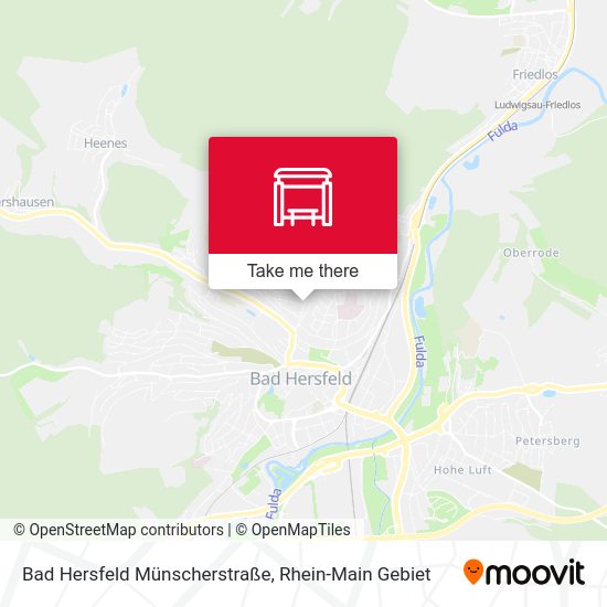 Карта Bad Hersfeld Münscherstraße
