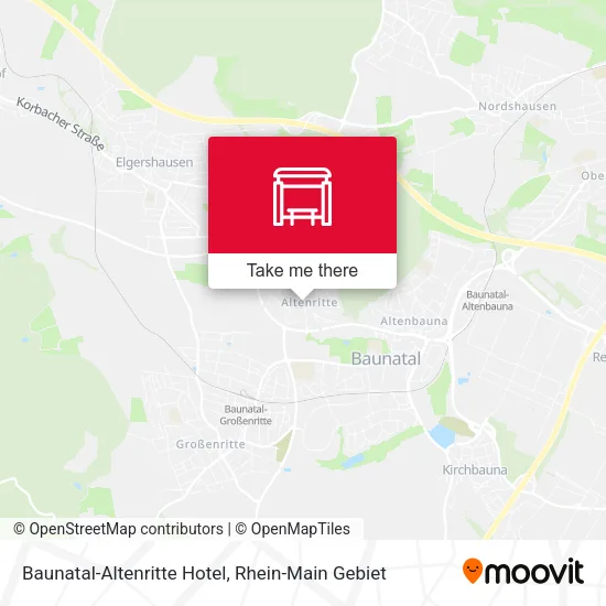 Карта Baunatal-Altenritte Hotel