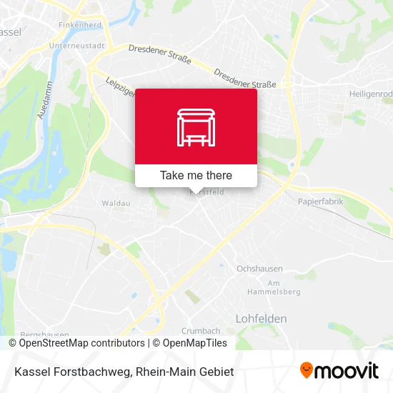 Карта Kassel Forstbachweg