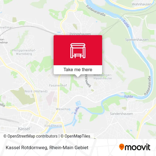 Карта Kassel Rotdornweg