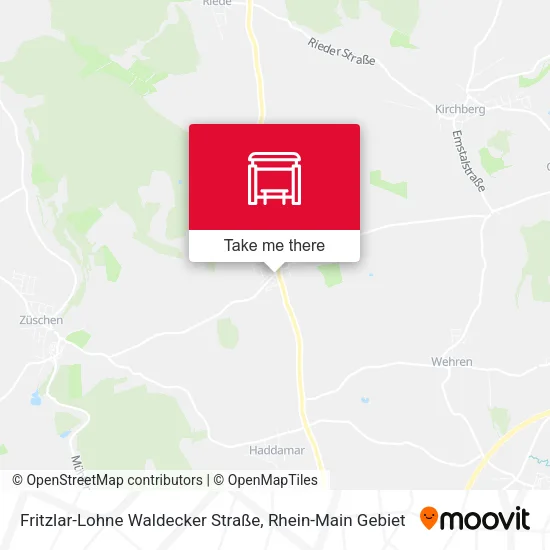 Карта Fritzlar-Lohne Waldecker Straße