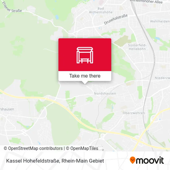Карта Kassel Hohefeldstraße