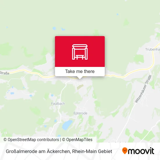 Карта Großalmerode am Äckerchen