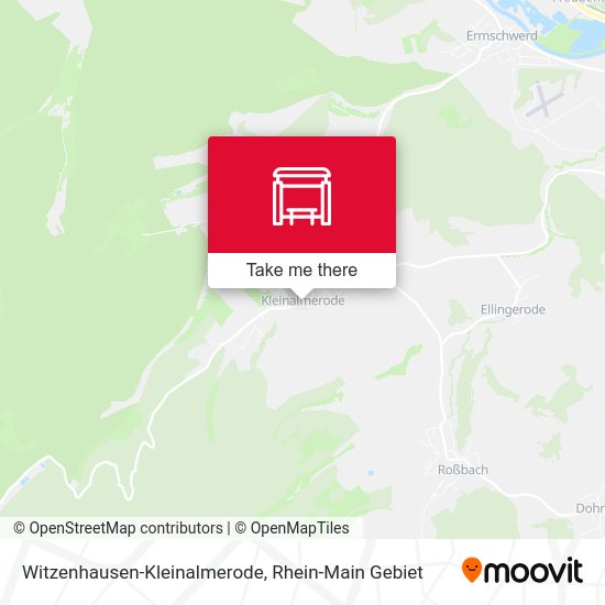 Карта Witzenhausen-Kleinalmerode