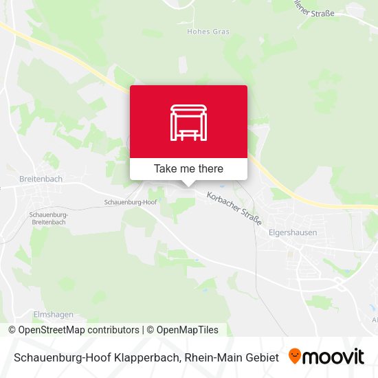 Карта Schauenburg-Hoof Klapperbach