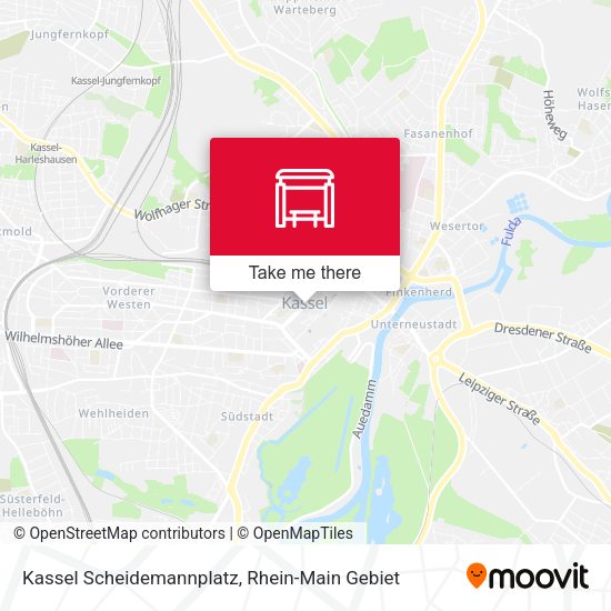 Карта Kassel Scheidemannplatz