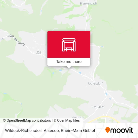Карта Wildeck-Richelsdorf Alsecco