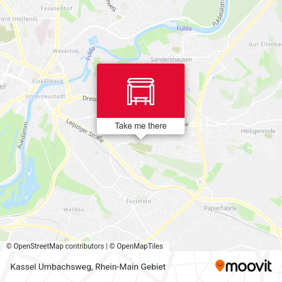 Карта Kassel Umbachsweg