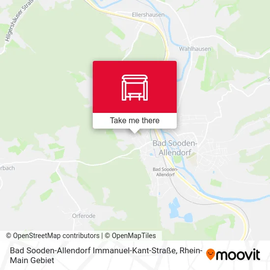 Карта Bad Sooden-Allendorf Immanuel-Kant-Straße
