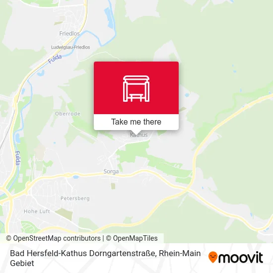 Карта Bad Hersfeld-Kathus Dorngartenstraße