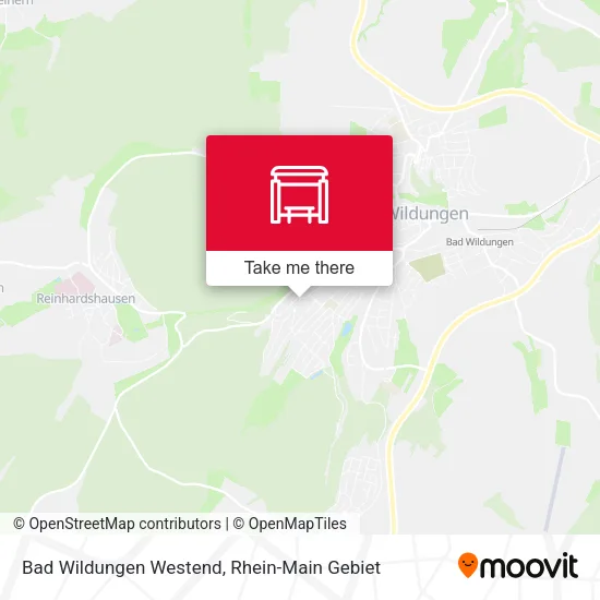 Карта Bad Wildungen Westend