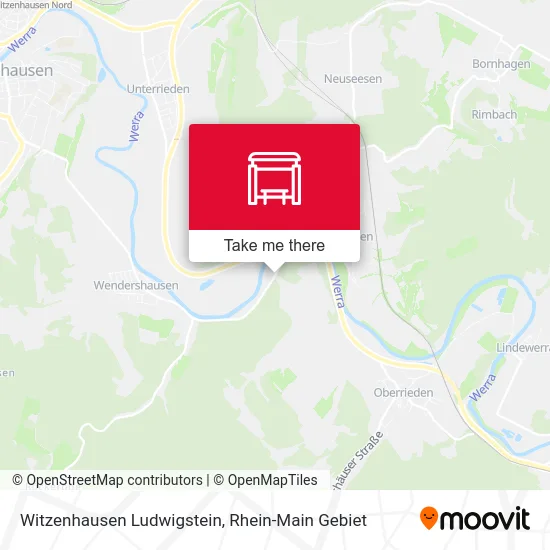 Карта Witzenhausen Ludwigstein
