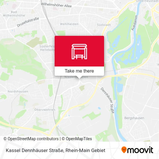 Карта Kassel Dennhäuser Straße
